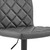 Gray Faux Leather Swivel Adjustable Bar Stool (476947)