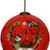 Reindeer With Plaids And Cardinals Hand Painted Mouth Blown Glass Ornament (477498)