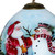Christmas Santa And Snowman Hand Painted Mouth Blown Glass Ornament (477525)