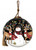 Snowman And Reindeer In Holiday Lights Hand Painted Mouth Blown Glass Ornament (477551)