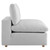 Commix Down Filled Overstuffed 4 Piece Sectional Sofa Set - Light Gray EEI-3357-LGR