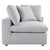 Commix Down Filled Overstuffed 5-Piece Armless Sectional Sofa - Light Gray EEI-3360-LGR