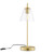 Element Glass Table Lamp - Satin Brass EEI-5619-SBR