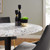 Zinque 47" Round Terrazzo Dining Table - Gold White EEI-5732-GLD-WHI