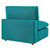 Commix Down Filled Overstuffed 6-Piece Sectional Sofa - Teal EEI-5761-TEA