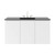 Bryn 48" Wall-Mount Bathroom Vanity - White Black EEI-5780-WHI-BLK