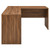 Transmit Wood Desk And File Cabinet Set - Walnut White EEI-5822-WAL-WHI