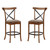 Alesi Counter Stool 2/CTN - Fiji Brown / Linen (ALS26-FBLN)