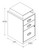 Metal File Cabinet - White (CF3DR-11)
