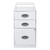 Metal File Cabinet - White (CF3DR-11)