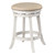 Round Backless Swivel Stool 2-Pack - Beige / White Washed (MET17824WW-LN)