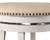 Round Backless Swivel Stool 2-Pack - Beige / White Washed (MET17824WW-LN)