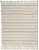 50" X 60" Boho Stripes Ivory And Gray Throw Blanket (400789)