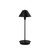 18" Industrial Matte Black Nickel Table Lamp (468784)