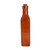 9" Orange Decorative Glass Bottle (476290)