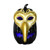 11" Led Gold Mask On Black Jack-O-Lantern (476300)