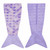 Purple Mermaid Tail Weighteded Throw Blanket (478018)