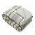 Grey Olive Reverse And White Printed Sherpa And Sherpa Throw Blanket (478066)