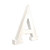 16" Distressed White Wash Wooden Initial Letter A Sculpture (478353)