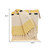 Parkland Collection Transitional Vereigated Yellow Rectangle 50" X 60" Throw (478663)