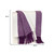 Parkland Collection Transitional Stripe Purple Rectangle 60" X 50" Throw (478680)