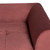 Lola Modular Right Arm Sofa - Chianti Microsuede/Black (HGSN316)