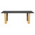 Linea Dining Table - Ebonized/Gold (HGSR830)