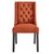 Baronet Button Tufted Fabric Dining Chair - Orange EEI-2235-ORA