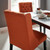 Baronet Button Tufted Fabric Dining Chair - Orange EEI-2235-ORA