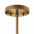 Rekindle 8-Light Chandelier - Satin Brass EEI-5636-SBR