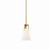 Aspire Pendant Light - White Satin Brass EEI-5639-WHI-SBR