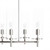 Skylark 6-Light Chandelier - Clear Polished Nickel EEI-5651-CLR-PON