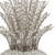 23" Glam Bling Faux Crystal And Silver Pineapple (480041)