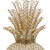 23" Glam Bling Faux Crystal And Gold Pineapple (480042)
