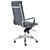 26.38" X 27.56" X 45.87" High Back Office Chair In Blue With Chromed Steel Base (370546)