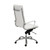 26.38" X 27.56" X 45.87" High Back Office Chair In White With Chromed Steel Base (370550)
