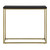 Modern Black Gloss Andn Gold Console Table (400525)