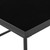 Modern Black Gloss And Matte Black Cube Side Table (400528)