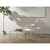 Minimalist Clear Glass And Gold Side Table (400531)