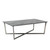 Black On Stainless Faux Marble Coffee Table (400562)