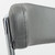 Adjustable Swivel Gray Faux Leather Aluminum Stool (400581)