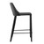 Rich Black Faux Leather Counter Stool (400599)