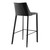 Rich Black Faux Leather Bar Stool (400604)