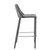 Rich Gray Faux Leather Bar Stool (400606)