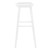 30" White Solid Wood Bar Stool (400617)