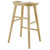 26" Light Natural Brown Solid Wood Counter Stool (400618)