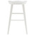 26" White Solid Wood Counter Stool (400621)