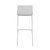 Set Of Two Contemporary Acrylic And Nickel Bar Stools (400628)