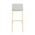 Set Of Two Contemporary Acrylic And Gold Bar Stools (400629)