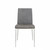 Set Of Two Light Brown And Gray Stainless Steel Chairs (400684)
